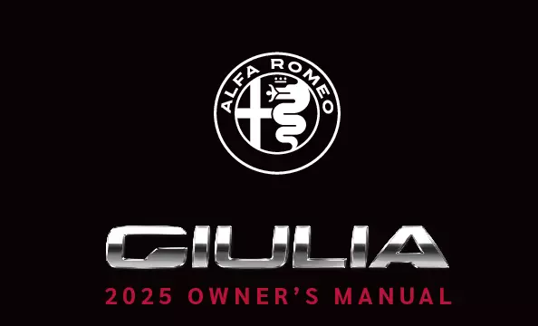 2025 Alfa Romeo Giulia owners manual